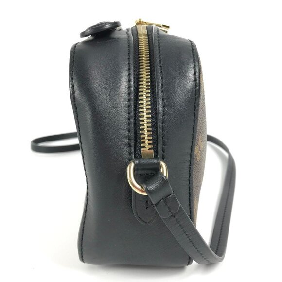 LOUIS VUITTON Black Monogram Canvas Pochette Shoulder Bag - Picture 6 of 15